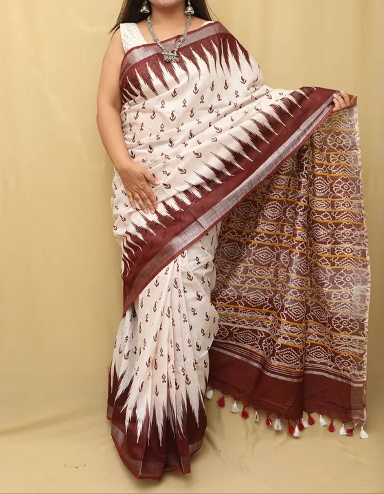 Cotton salab saree uploaded by business on 3/9/2024