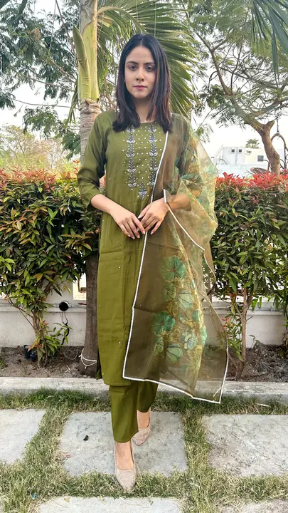 Exclusive Silk Handwork Suit uploaded by business on 3/9/2024