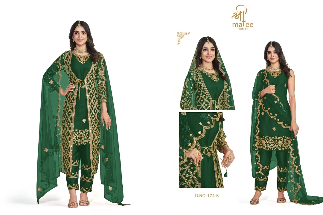 Srig kurti pant dupatta  uploaded by Taha fashion from surat on 3/9/2024