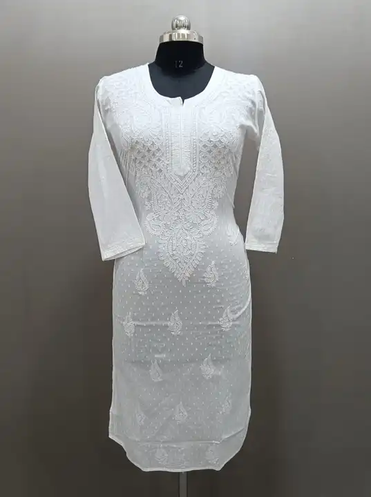 Kurti
Fabric mul mul cotton
Length 46
Size 36 to 44
Dyble pies
Base white
Only dry clean.... uploaded by Msk chikan udyog on 3/9/2024
