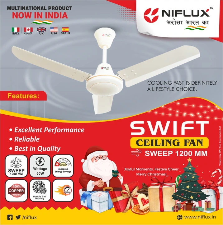 Niflux fans uploaded by Gupta electronics on 3/9/2024