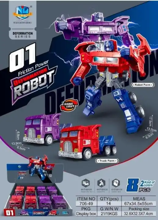 Deformation Robot truck  uploaded by business on 3/9/2024