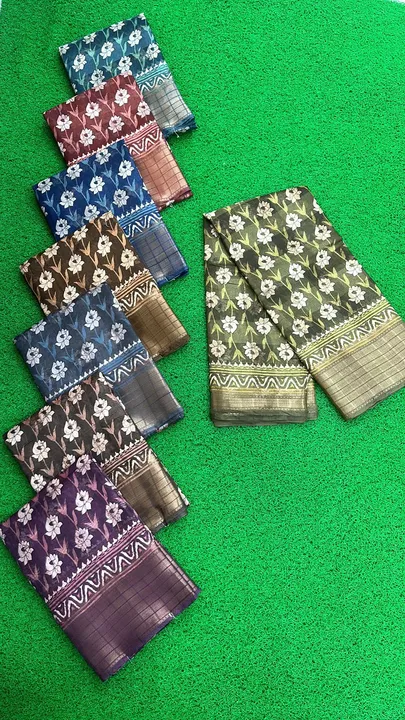 Fancy sarees digital print  uploaded by Nandi silks on 3/9/2024