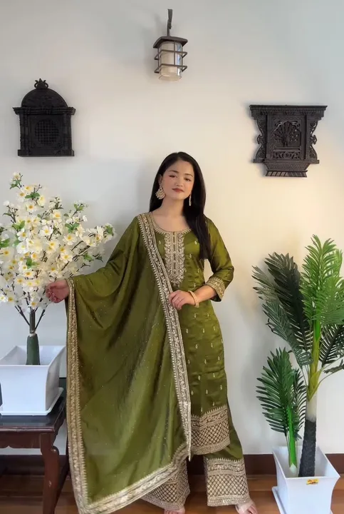 Gown pent dupatta  uploaded by MAHADEV FASHION on 3/9/2024