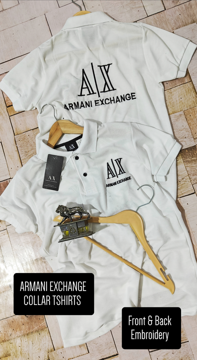 ARMANI EXCHANGE TSHIRTS
FRONT BACK EMBROIDERY
PC AIRJET MATTY FABRIC
BIOWASHED 200 GSM QUALITY
PROPE uploaded by KRISHNA FASHION on 3/10/2024