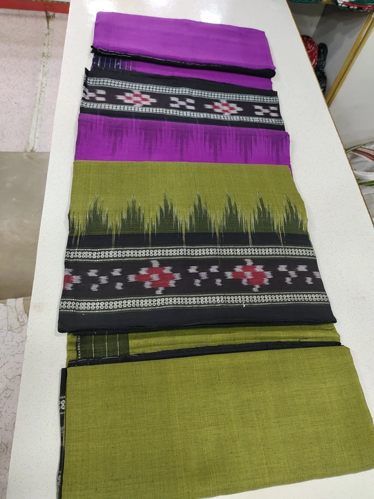 Sambalpuri Handloom ikat cotton saree without blouse  uploaded by Quikcarts online services on 3/10/2024