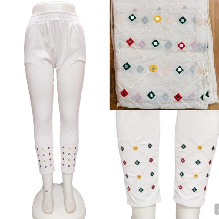 Slub cotton pant with patterns  uploaded by Rida enterprises on 3/10/2024