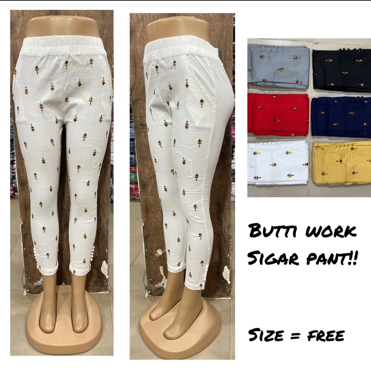Slub cotton pant with patterns  uploaded by Rida enterprises on 3/10/2024