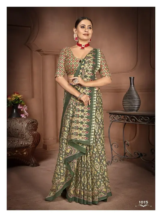 Ajrakh uploaded by Kesari Nandan Fashion saree and dress material on 3/10/2024
