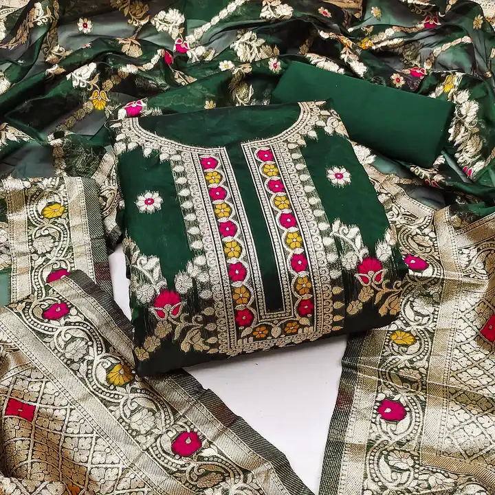 CHANDERI ZAKARD uploaded by Kesari Nandan Fashion saree and dress material on 3/10/2024