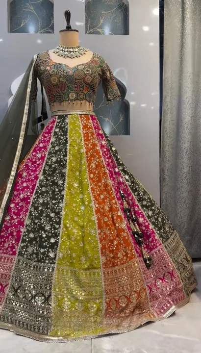 Saptrangi designer lehenga  uploaded by Taha fashion from surat on 3/11/2024