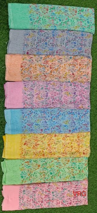 Pure 60gm Chiffon Printed Saree uploaded by Kesari Nandan Fashion saree and dress material on 3/11/2024