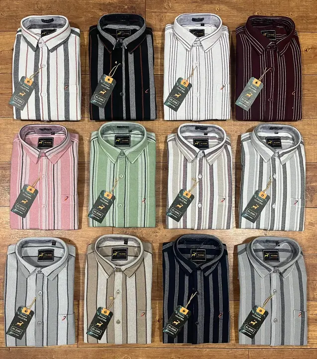 Post image Brand : PO JEANS
Fabric : Mockline stripes
Colours : 12
Sizes : M L XL
Ratio : 111
Moq : 40 pcs
Price : 350 Rs