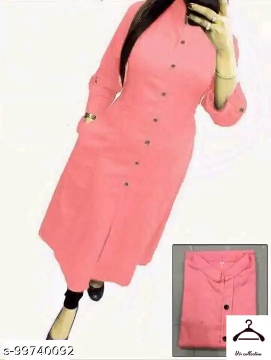 Tijuca Fashion Women Collar Neck Half sleeve Regular Wear Single Kurties uploaded by business on 3/11/2024