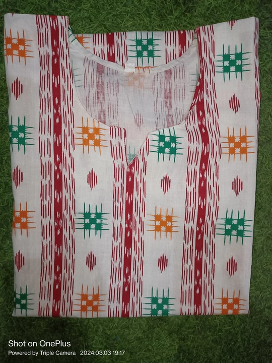 Cotton 92x88 Kurti uploaded by DEEP FABRIC DEVELOPERS on 3/11/2024