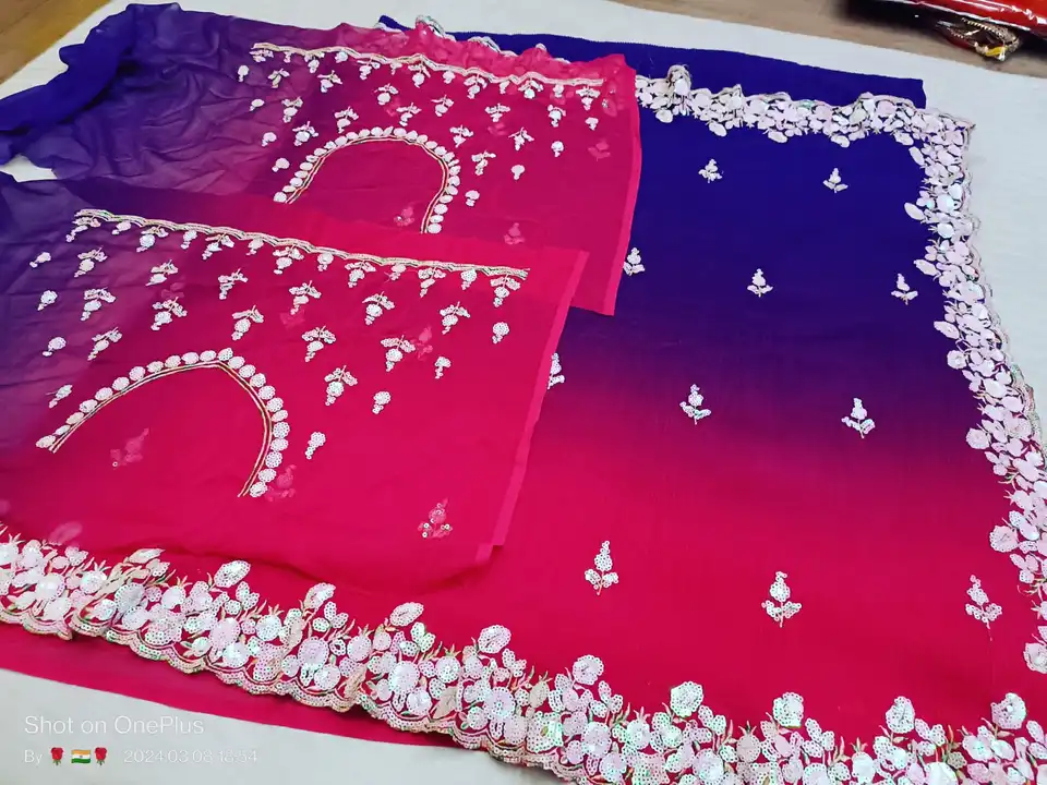 9983344462.   Present a new exclusive sequance saree collection 

*PRODUCT DETAILS *



*⭕SAREE FAB. uploaded by Gotapatti manufacturer on 3/11/2024