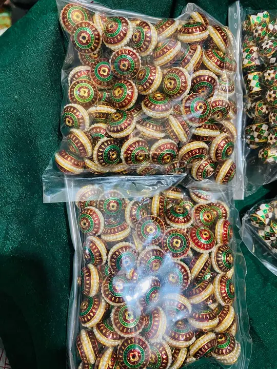 Meenakari beads for wholesale wats app 7737596353 uploaded by business on 3/12/2024