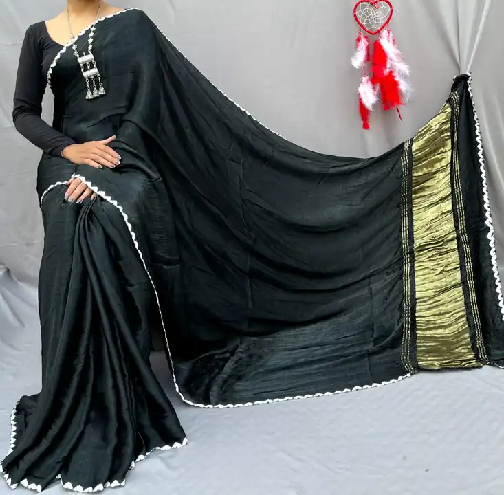 MODAL SILK SAREE WITH LAGADI PATTA uploaded by ICON DRESSES on 3/13/2024