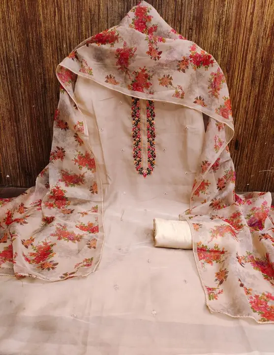 ORGANZA SILK WITH MULTI SQUANCE WORK* uploaded by Kesari Nandan Fashion saree and dress material on 3/13/2024