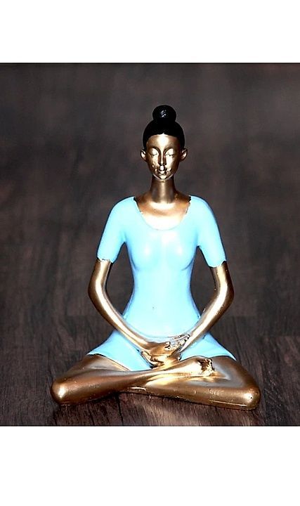 Handpainted Lady in Yoga Position Decorative Decorative Showpiece - 18 cm (Polyresin, Multicolor)

 uploaded by RENOWN STREET on 7/19/2020