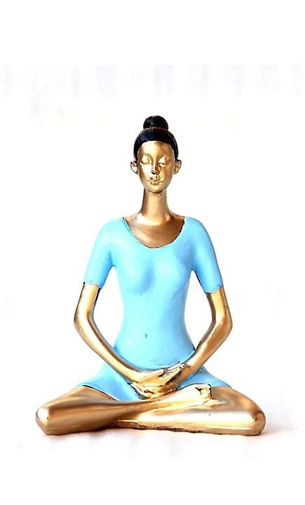 Handpainted Lady in Yoga Position Decorative Decorative Showpiece - 18 cm (Polyresin, Multicolor)

 uploaded by RENOWN STREET on 7/19/2020