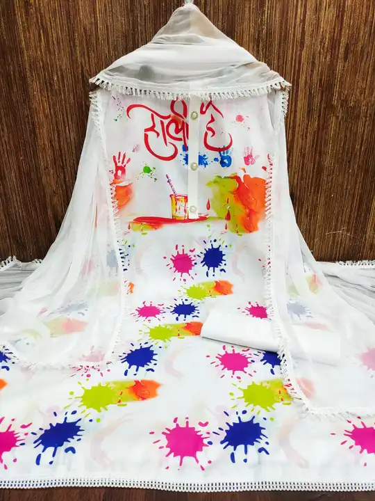 Holi special Dress meterial  uploaded by business on 3/13/2024