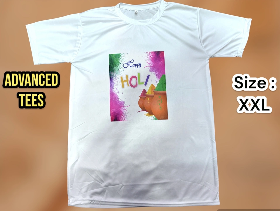 Holi Tshirt XXL Size uploaded by Bhawna traders on 3/14/2024
