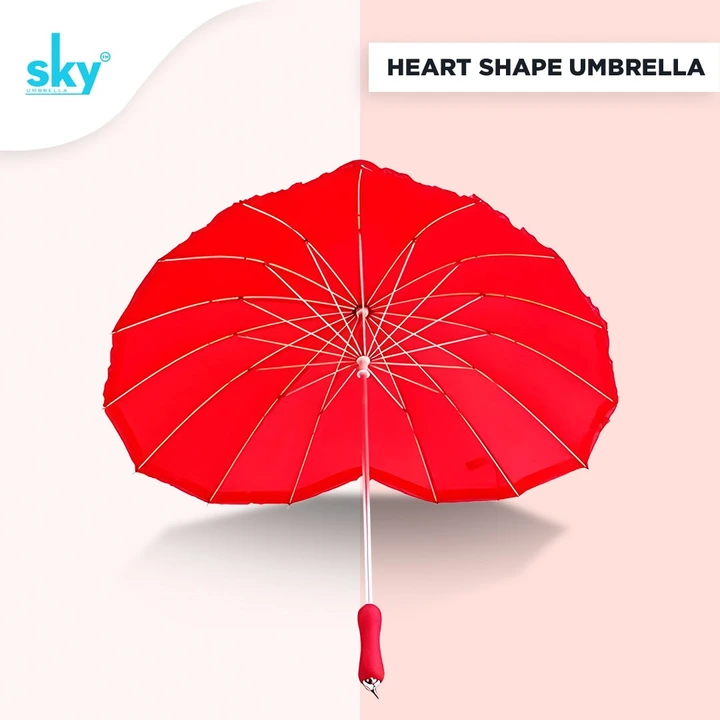 Heart shape umbrella uploaded by Classic International  on 3/14/2024