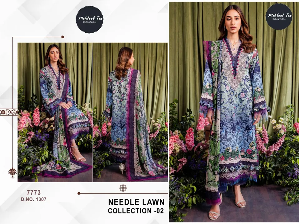 Pakistani cotton suit  uploaded by Taha fashion from surat on 3/14/2024