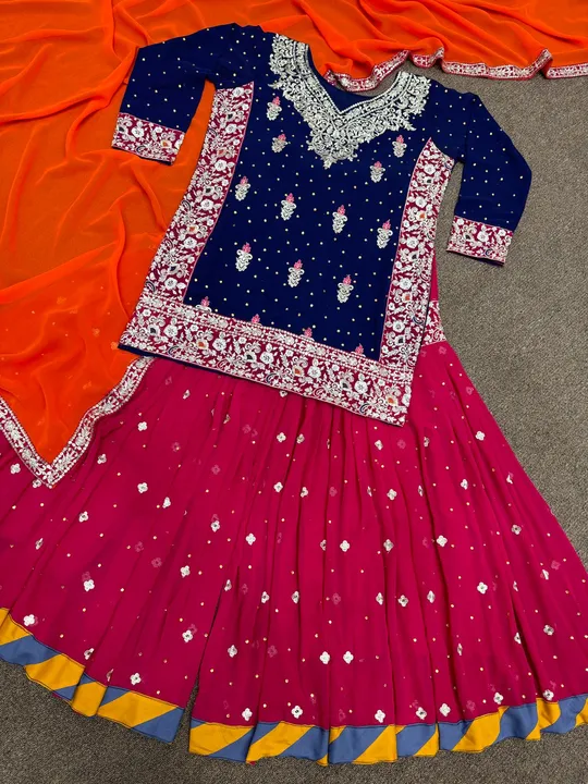 Designer sharara suit uploaded by Taha fashion from surat on 3/14/2024