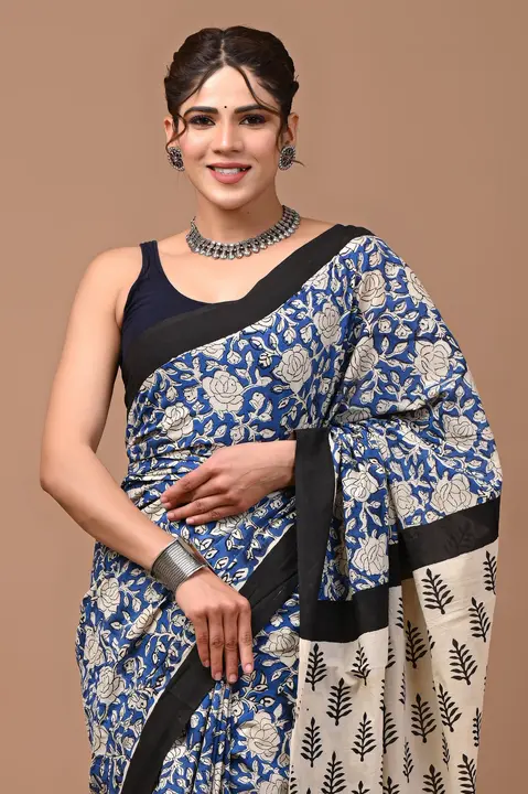 Cotton mulmul saree uploaded by Pooja handicrafts  on 3/14/2024