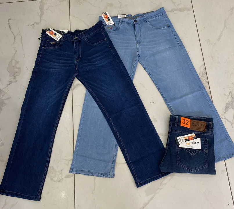 Cotton by cotton  Lycra jeans full straight jeans 👖 size 28/34  uploaded by K.KALIA APPARELS  on 3/14/2024