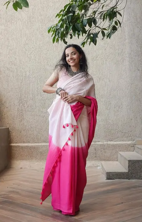 Plain Linen uploaded by Kesari Nandan Fashion saree and dress material on 3/14/2024