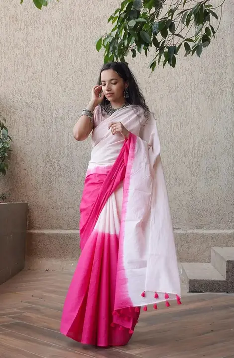 Plain Linen uploaded by Kesari Nandan Fashion saree and dress material on 3/14/2024