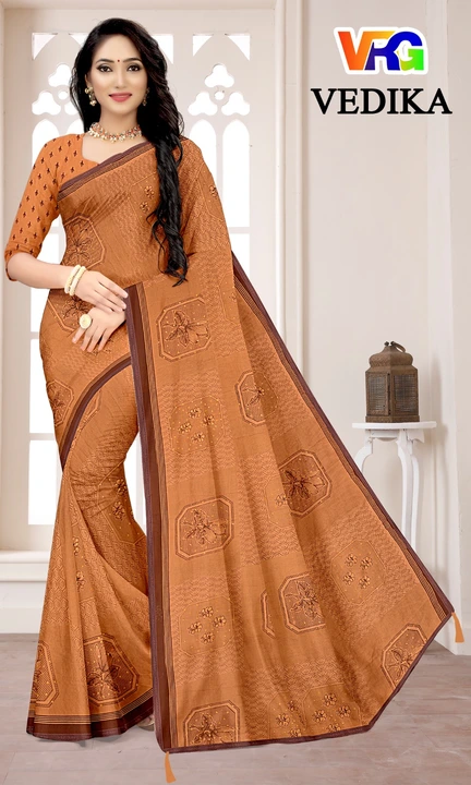 Vedika uploaded by Kesari Nandan Fashion saree and dress material on 3/14/2024
