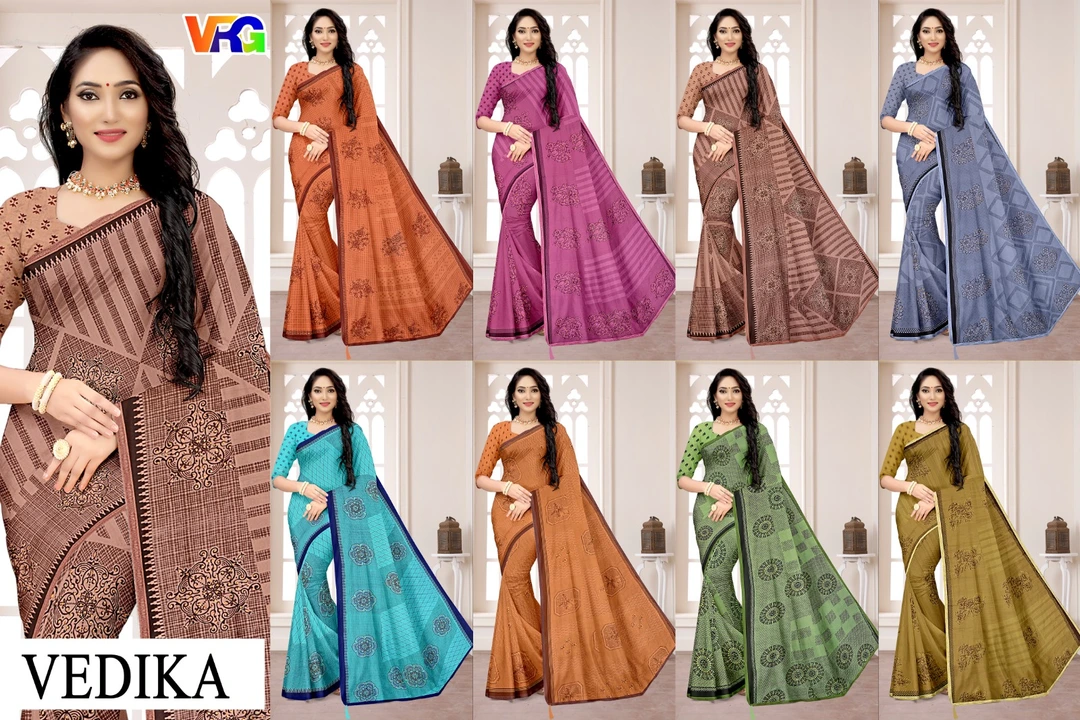 Vedika uploaded by Kesari Nandan Fashion saree and dress material on 3/14/2024