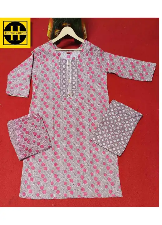 Kurti dupatta set M TO 3XL SIZE AVAILABLE  uploaded by Mansi Creation  on 3/15/2024