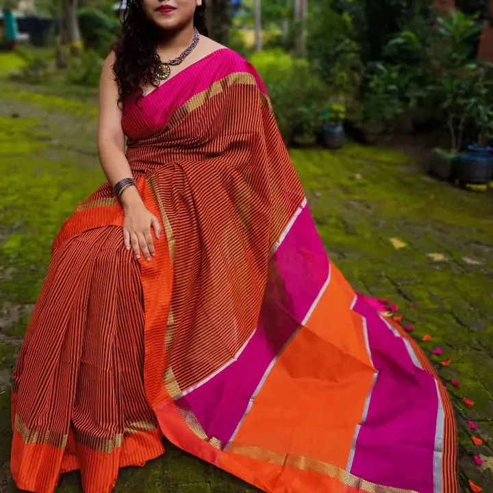 Handloom cotton silk meshswari saree  uploaded by Ma Rita saree center  on 3/15/2024