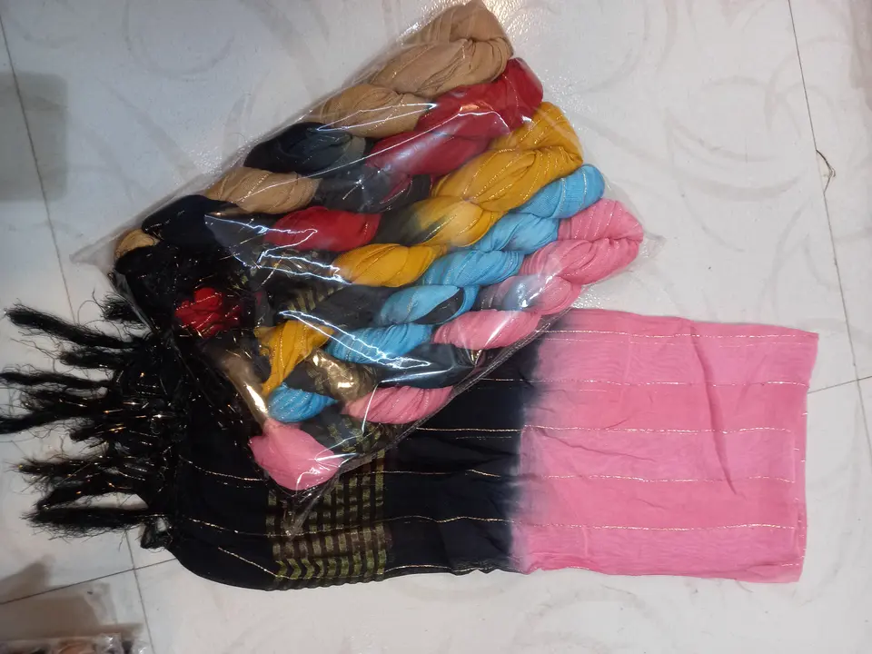 BANARSI COTTON DOUBLE COLOR DUPATTA  uploaded by business on 3/15/2024
