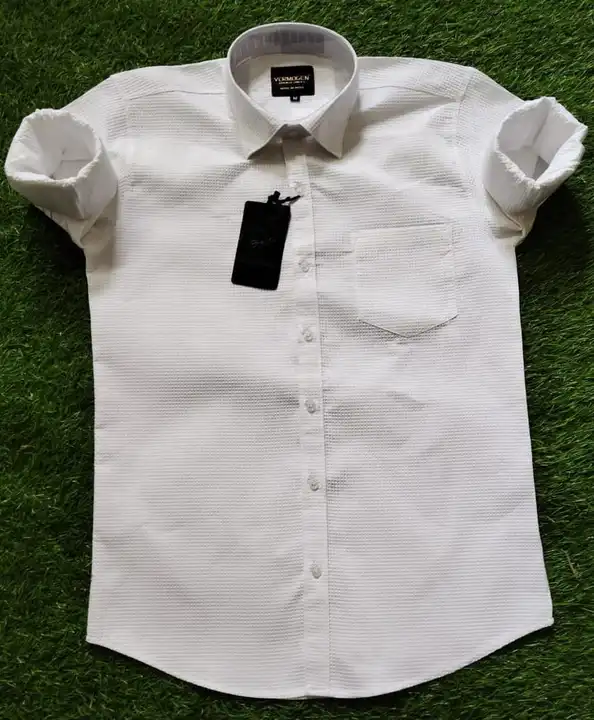 Cotton white shirts 8268300027 uploaded by MUMBAI SHIRTS  on 3/16/2024