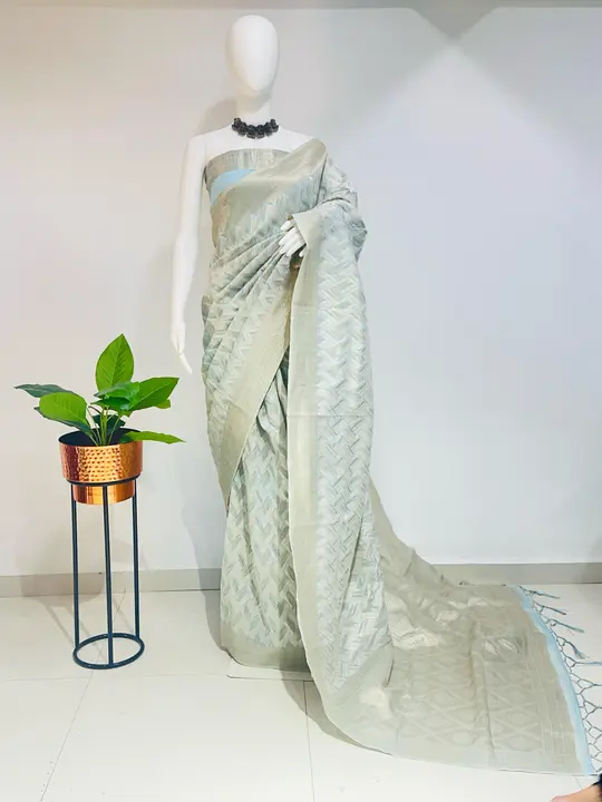 *Madhuri*
Soft cotton silk woven  saree  uploaded by business on 3/16/2024