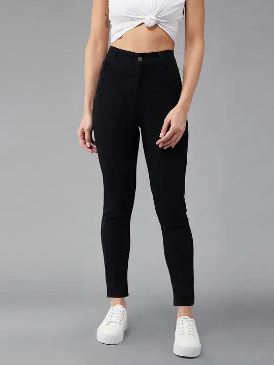 Post image *There might be slightly colour variations due to light setting and screen resolution.*

🔥
Women High Waist 1 buttom skinny jeans 👖

*Colour:-*   7 Colour Available 💜

*Fabric*  Power lycra dobby Fabric
(White one is silky denim)

*Length:-*  35/36 Approx 
*Size:-* 26,28,30,32,34

*Price:-* 310/- ✅ 

#Book fast
#Reday To Dispatch

☑️☑️☑️☑️☑️☑️☑️☑️☑️

*Modeling photo Only for references use live photo for order*