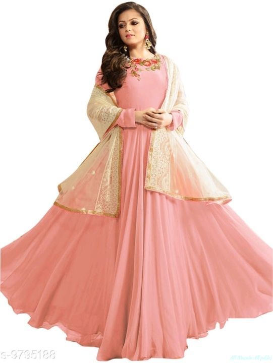 Post image Semi - stitchedsuits 
    Anarkali Gown 
      
    Price : 1550