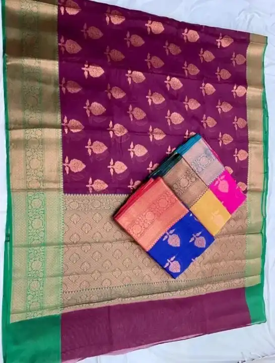 Katan silk saree  uploaded by business on 3/16/2024