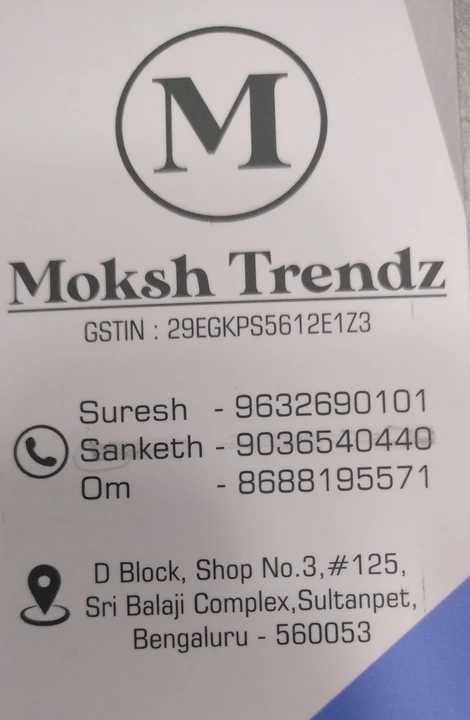 Post image MOKSH TRENDZ has updated their profile picture.