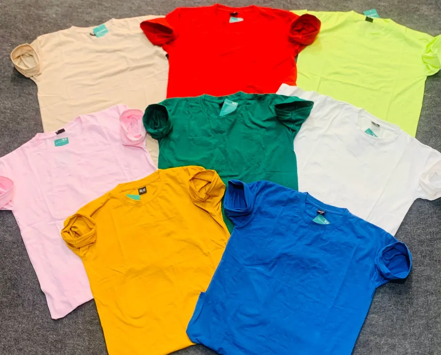 Cotton Lycra Multi Colour T-Shirt / Cod Available / Starting Price  uploaded by Hindustan Trading Company on 3/16/2024