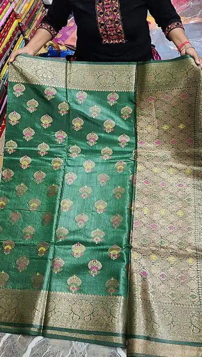BHAGALPURI KOTA STPLE SAREE  uploaded by S.N.COLLECTIONS  on 3/16/2024