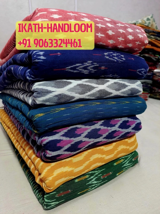Pochampally ikath cotton fabric uploaded by Pochampalle Ikkath silk & cotton Handloom on 3/17/2024