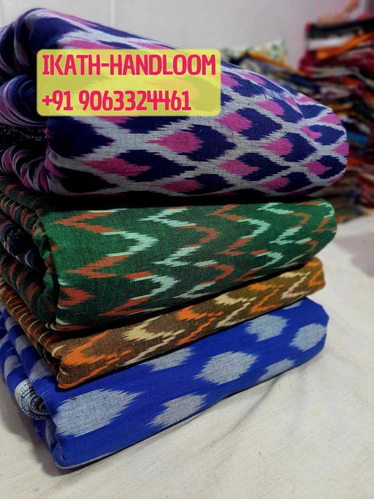Pochampally ikath cotton fabric uploaded by Pochampalle Ikkath silk & cotton Handloom on 3/17/2024