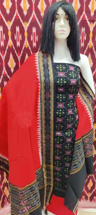 Sambalpuri special ikat cotton suit material  uploaded by Quikcarts online services on 3/17/2024